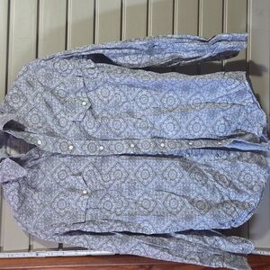 Men's Western PAISLEY Button-Up Shirt